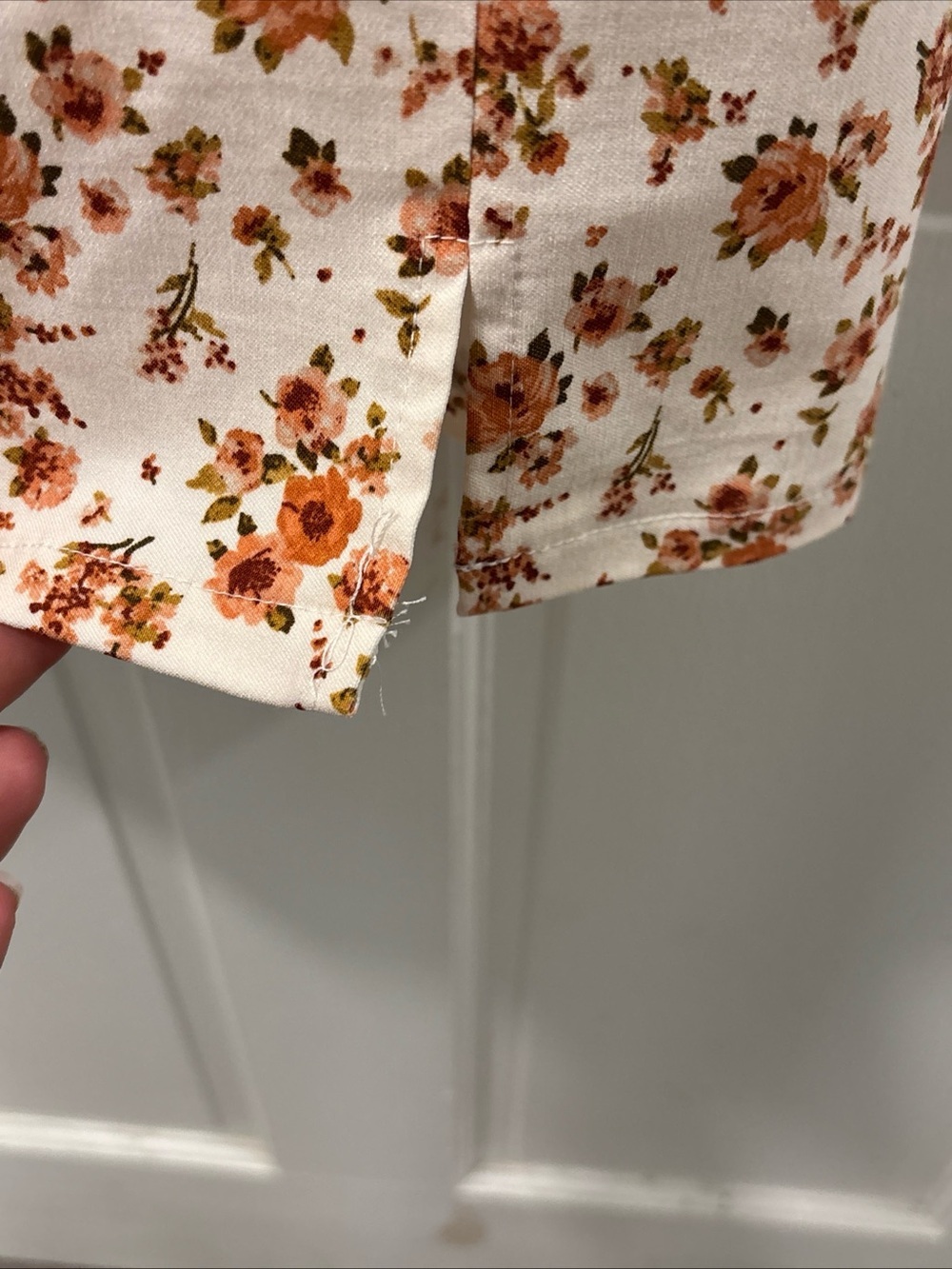 Altar’d State Women’s Adeline Tie Shoulder Floral Mini Dress Size S Cottagecore - Picture 6 of 8